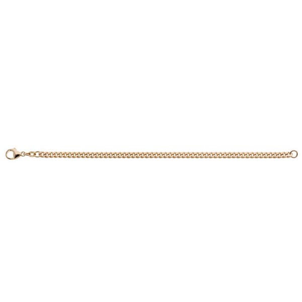 Kjede i gult gull 18 kt, 4,1 mm /50 cm - 01-G120-50